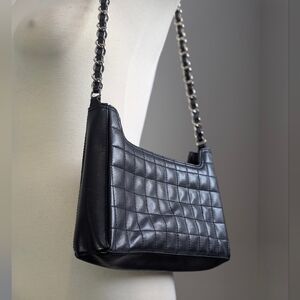 Black Quilted Shoulder Bag